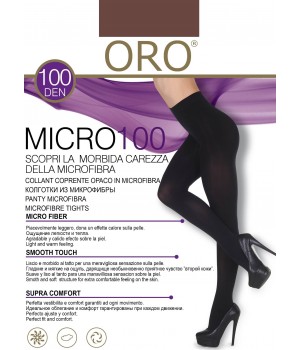 Ботильйони з парусини та м'якої мікрофібри ORO Micro 100 den lion