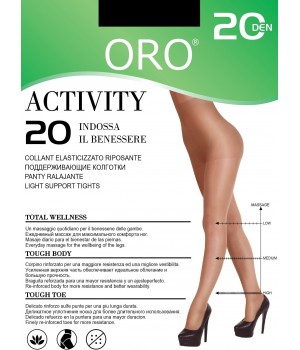 Жіночі ботильйони Activity 20 den чорного кольору