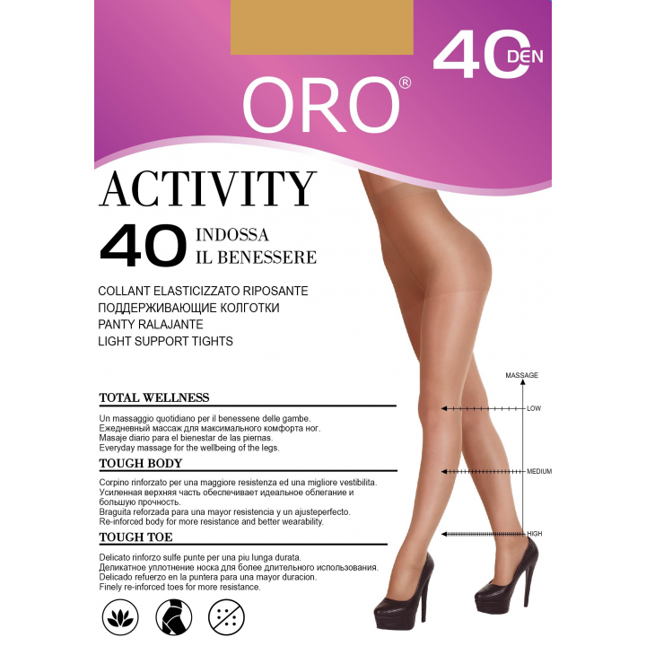 Жіночі ботильйони ORO Activity 40 den натуральні