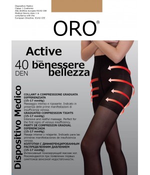 Корекція сутулості ORO Active 40 den visone
