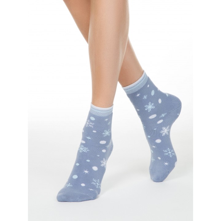 Шкарпетки жіночі бавовняні CE COMFORT (махрові) 7С-47СП, р.25, 197 блідо-бірюзовий