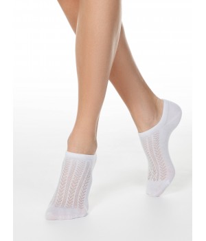 Шкарпетки жіночі бавовняні CE ACTIVE (ультракороткі) 19С-185СП, р.23, 179 білий