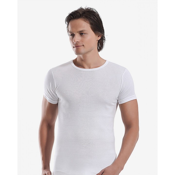 Мужская футболка Oztas A-1048, 2XL, Белый