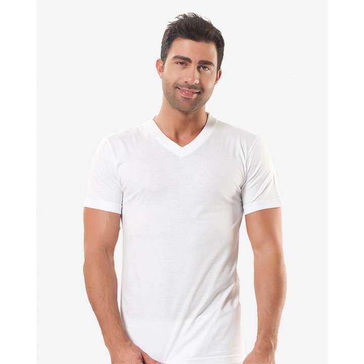 Мужская футболка Oztas A-1013, 2XL, Белый