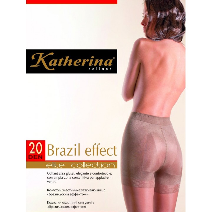 Колготки моделирующие Katherina Brazil Effect 20 den, 2, lyon(тёмный загар)