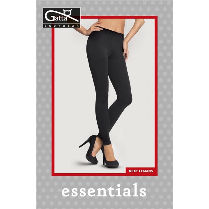 LEGGINSY GATTA NEXT LEGGINS BLACK XS czarny