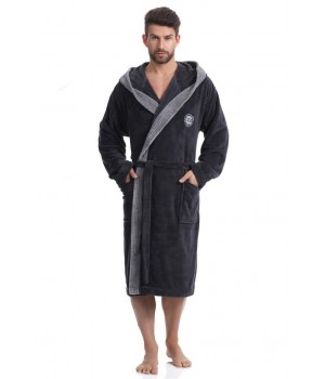 Халат L & L GEORGE XL графіт