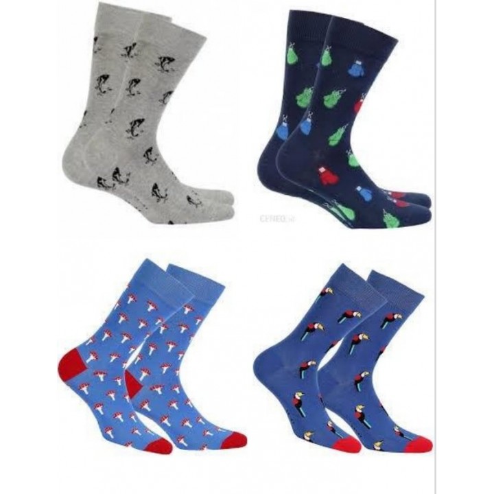 Шкарпетки WOLA PERFECT MAN CASUAL WZ 39-41 мікс кольорів
