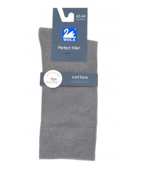 Мужские носки WOLA PERFECT MAN GL 42-44 титан