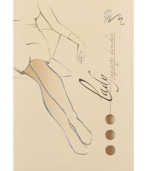 Женские колготки WOLA LADY 158-176 / 100 164-170 черные