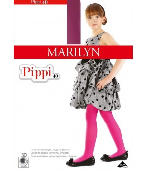 Жіночі колготки MARILYN PIPPI 40 3D 98-122 блакитний