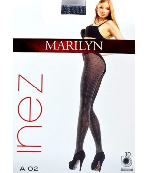 Женские колготки MARILYN INEZ A02 80 3/4 серые