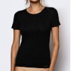 Женская футболка ATLANTIC BLV-199 L чёрная