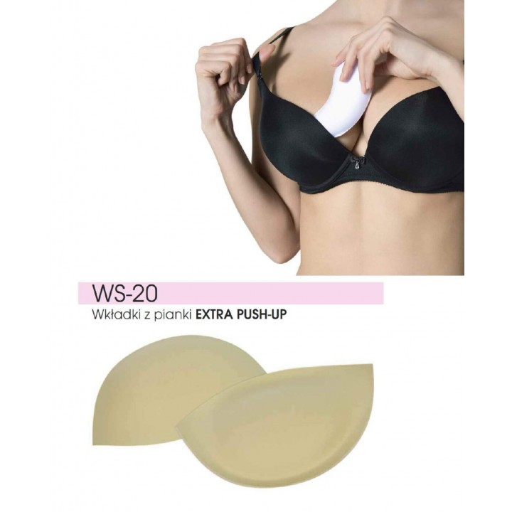 Вкладыши из поролона Julimex Extra Push-Up WS-20 универсальный черный