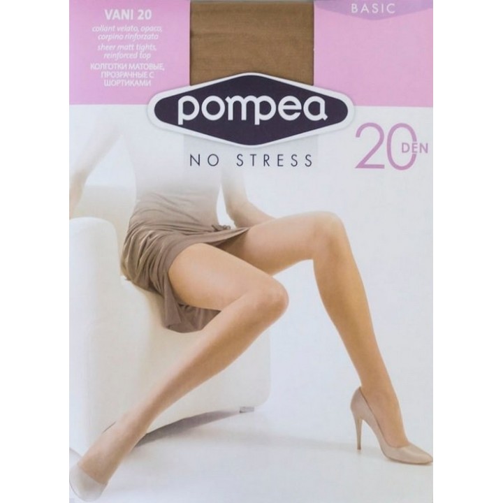 Колготки POMPEA VANI 20 1-4% PR 3 гірчиця