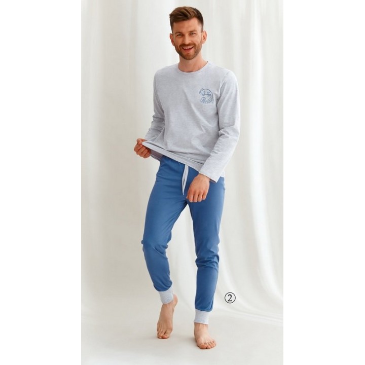 Пижама TARO 2641 JACOB AW22 M серый
