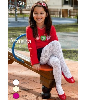 Детские колготки MONA DZ AMELIA 01 60150-156 fuxia