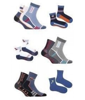 Шкарпетки WOLA WZOR 11-15L 33-35 мікс кольорів