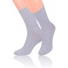 Шкарпетки STEVEN 018 SENSITIVE MEN 43-46 меланж - світло-сірий