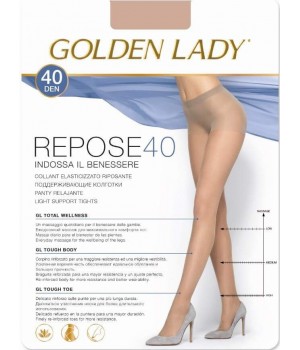 Колготки GOLDEN LADY REPOSE 40 XXL XXL дыня