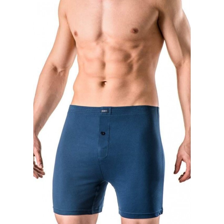 Боксерки чоловічі KEY MXC-126 3XL-4XL 4XL темно-синій