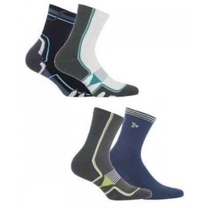 Шкарпетки WOLA SPORTIVE AG + МУЖСКАЯ TERRY 39-41 колірної мікс