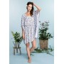 Туника KEY LHT-913 A20 L white - темно-синий
