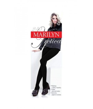 Теплые махровые колготки MARILYN ARCTICA 250 2-4 4 nero