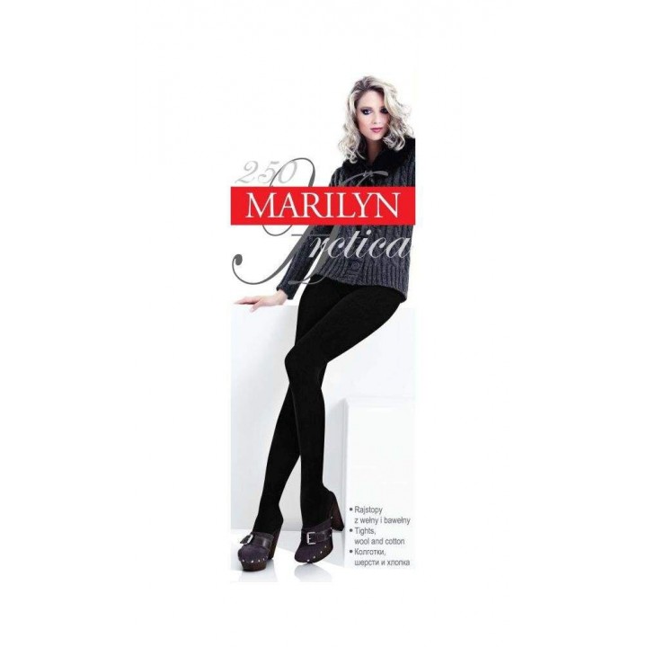 Теплые махровые колготки MARILYN ARCTICA 250 2-4 4 nero
