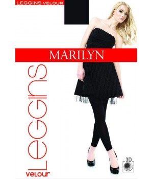 Женские леггинсы MARILYN VELOR 180 3/4 nero