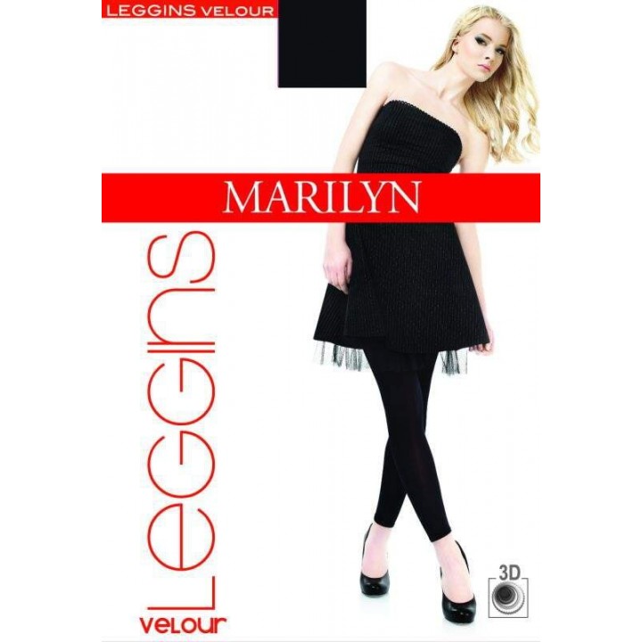 Женские леггинсы MARILYN VELOR 180 3/4 nero
