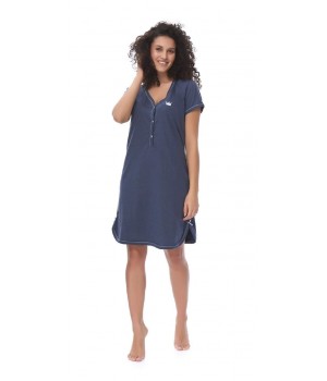Женская ночная сорочка DOBRANOCKA 9505 S темно-синий