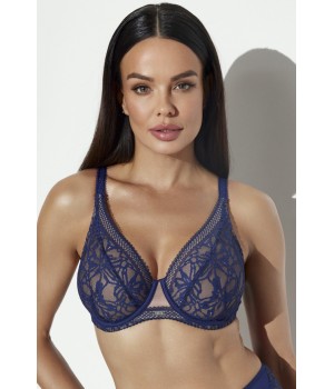 Бюстгальтер AV 2285 темно-синій максі