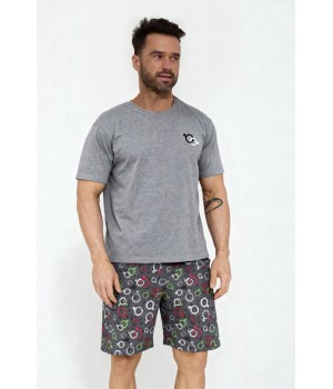 PIŻAMA MĘSKA KR 326/206 LOVE SYMBOLS 2