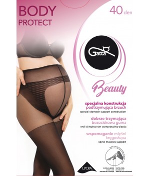 BODY PROTECT -  Rajstopy ciążowe, 40 DEN