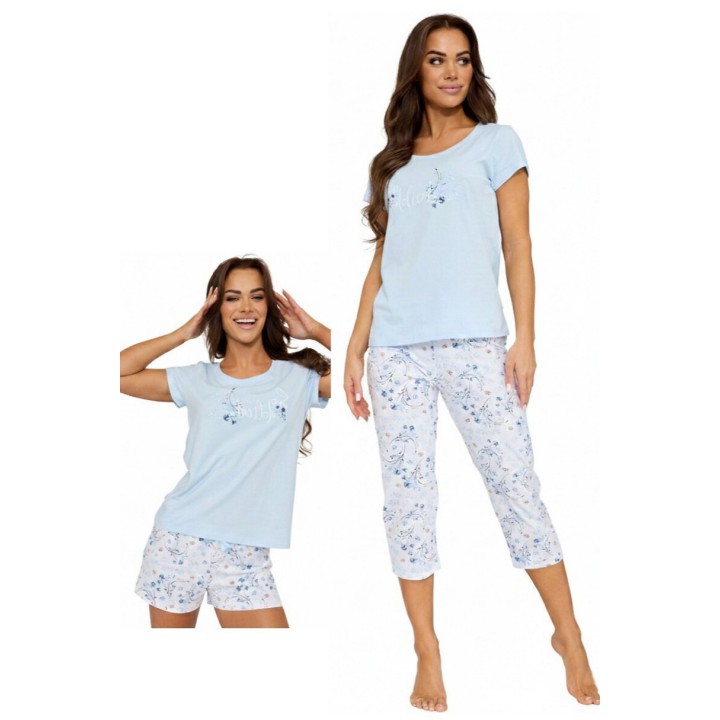 ЖІНОЧА ПІЖАМА KR 466/344 SO DELICATE НАБІР З 3 ШТУК