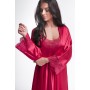 Атласний халат 006 Червоний оксамит
