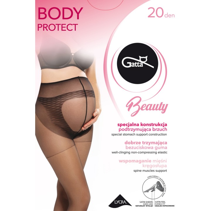 BODY PROTECT -  Rajstopy ciążowe, 20 DEN