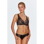 BIUSTONOSZ PUSH-UP ŻEL 153 CZARNY