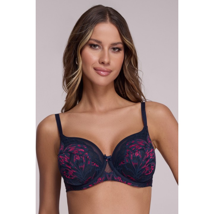 БЮСТГАЛЬТЕР AV 2182 SEMI SOFT ТЕМНО-СИНІЙ МАКСІ