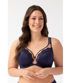 Бюстгальтер LUISSE K441 темно-синього кольору з м'яким принтом