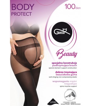 BODY PROTECT  - rajstopy ciążowe, 100 DEN