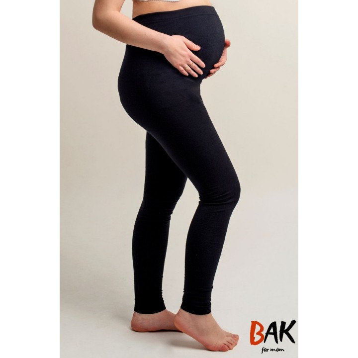 Legginsy ciążowe Mama LC05-CZARNE
