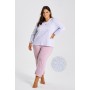 3463 ЖІНОЧА ДОВГА ПІЖАМА DEBORA 2XL-4XL