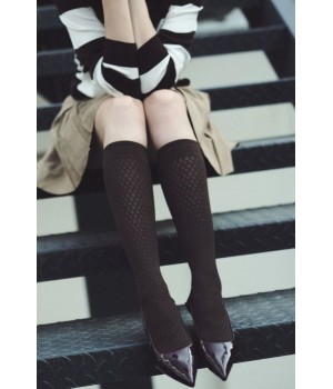 Podkolanówki grube – wzr GLAM KNEE HIGHS