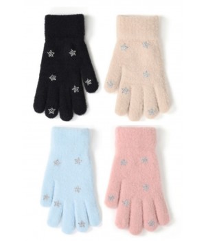 Пушистые перчатки R-259