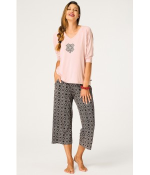 ЖІНОЧА ПІЖАМА LNS 731 A26 2XL-3XL