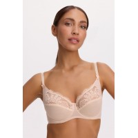 Мягкий нарядный бюстгальтер 002 бежевый