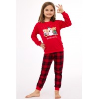 PIŻAMA GIRL KIDS DR 594/185 WINTER