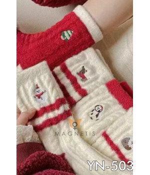 SKARPETKA APLIKACJA YN-5034-DOMEK